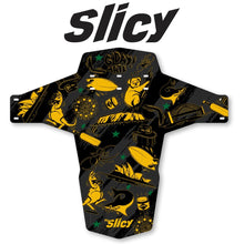 Load image into Gallery viewer, SLICY ENDURO/DOWNHILL GUARD AUZZIE BLACK GLOSS