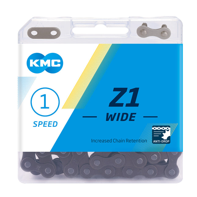 KMC Chain Z1 Single Speed 112L Black w/Connect Link