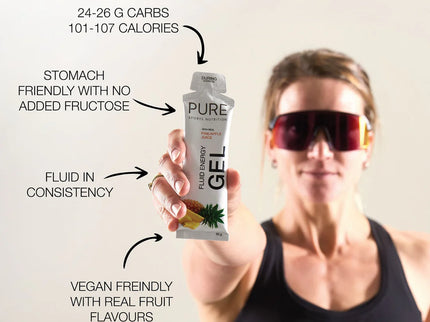 PURE Fluid Energy Gel 50g Cherry Caffeine
