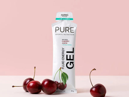 PURE Fluid Energy Gel 50g Cherry Caffeine