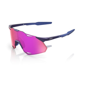 100% HYPERCRAFT XS - Satin Storm Metallic - Purple Mirror