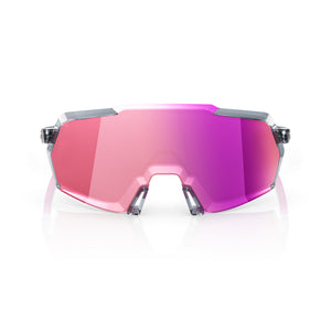 100% KORBIN - Polished Translucent Grey - Purple Mirror