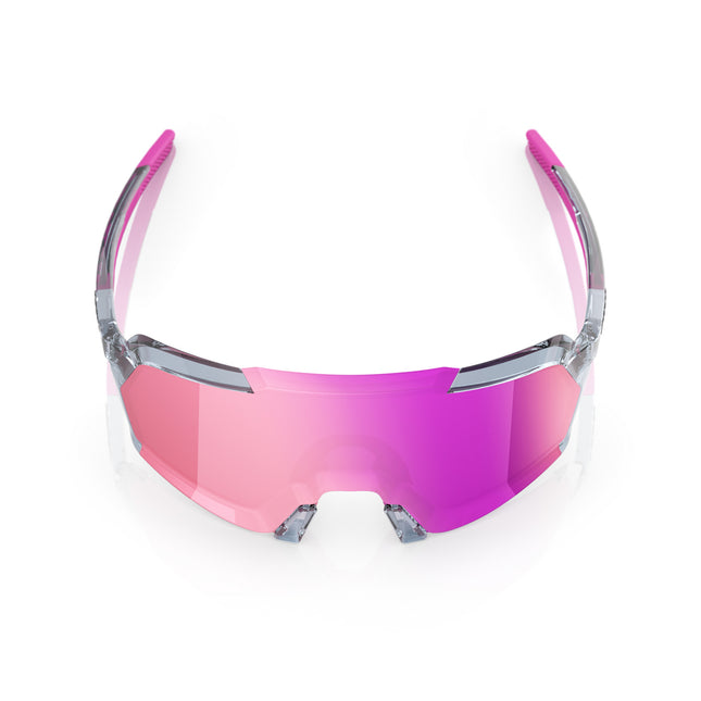 100% KORBIN - Polished Translucent Grey - Purple Mirror