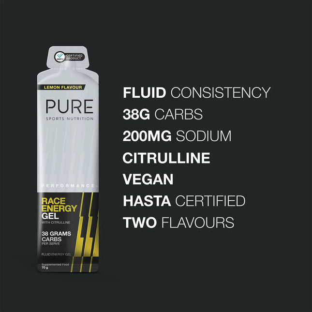 PURE Performance + Race Energy Gel 70g - Cola