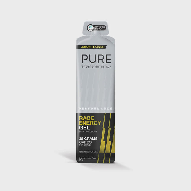 PURE Performance + Race Energy Gel 70g - Lemon
