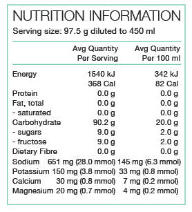 PURE Performance + Race Fuel 98g Tropical