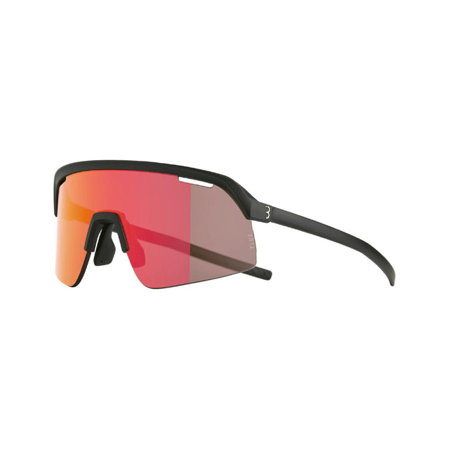BBB Valor Flux Matt Black Red Cycling Glasses