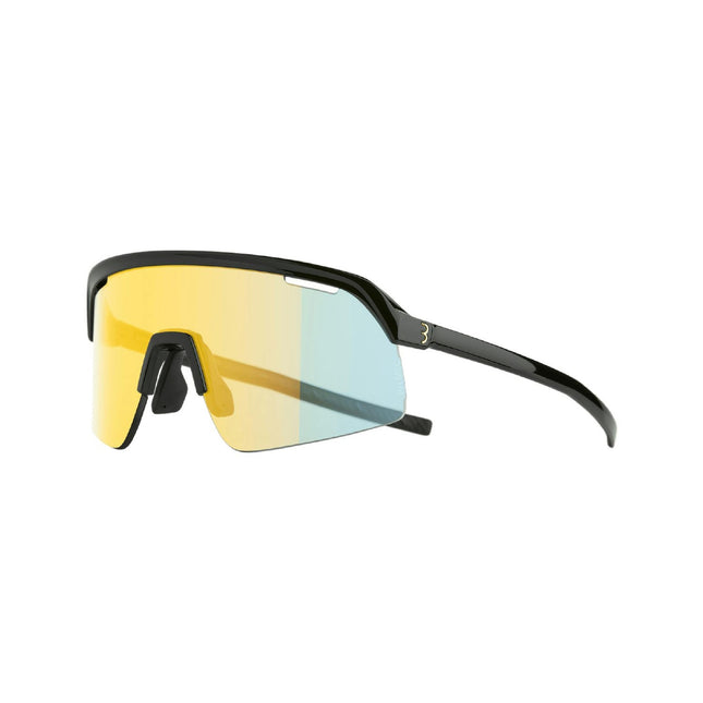 BBB Valor PH Gloss Black MLC Gold Cycling Glasses
