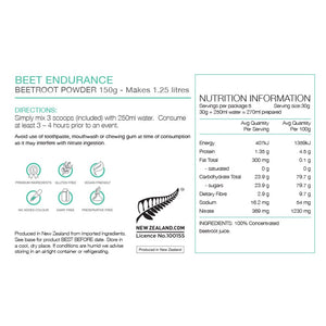 PURE BEET ENDURANCE 150G