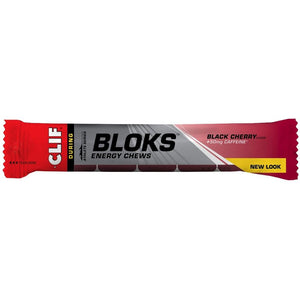 CLIF Bloks Energy Chews Black Cherry 50mg Caffeine