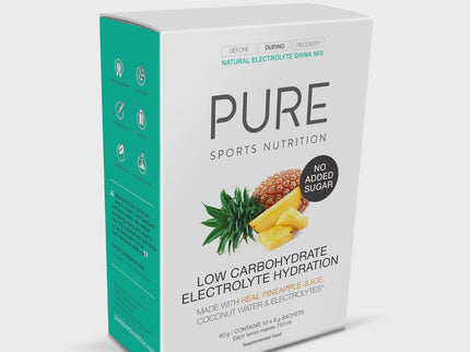 PURE Electrolyte Hydration Low Carb Pineapple 10 x 6G