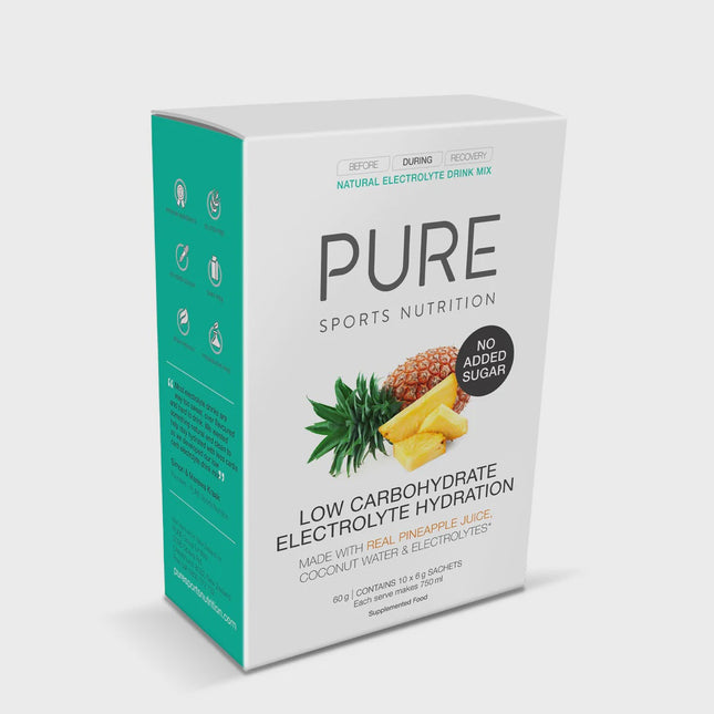PURE Electrolyte Hydration Low Carb Pineapple 10 x 6G