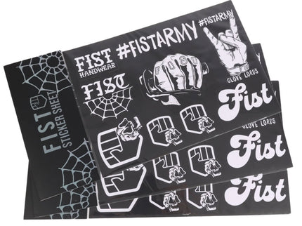 FIST GLOVE LORD STICKER SHEET