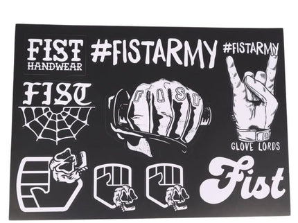 FIST GLOVE LORD STICKER SHEET