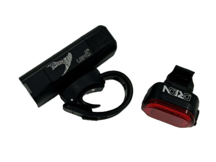MOON Lepus Lite Front Lite 400 & Orion Rear 20/50 Lumens Light Set