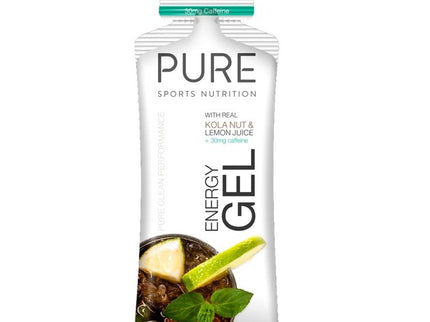 PURE Energy Gel 35g Kola Nut & Lemon Juice Caffeine