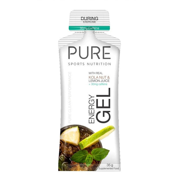 PURE Energy Gel 35g Kola Nut & Lemon Juice Caffeine