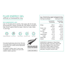 Load image into Gallery viewer, PURE FLUID ENERGY GEL 50G APPLE CINNAMON