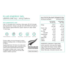 Load image into Gallery viewer, PURE Energy Gel 50g Lemon Lime Caffeine