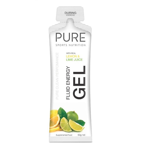 PURE FLUID ENERGY GEL 50G LEMON LIME