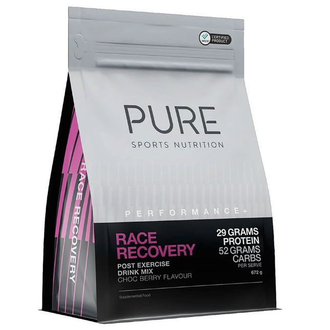 PURE Performance + Race Recovery Pouch 672g Choc Berry