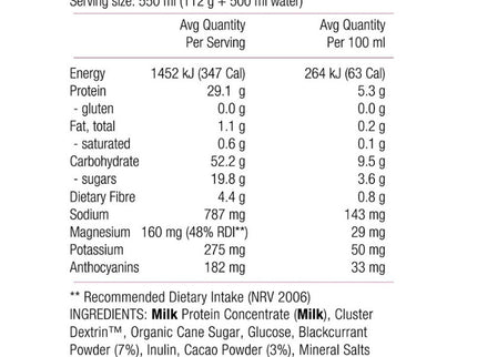 PURE Performance + Race Recovery Sachets Choc Berry 112g
