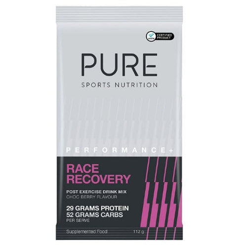 PURE Performance + Race Recovery Sachets Choc Berry 112g