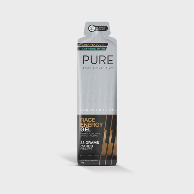 PURE Performance + Race Energy Gel 70g - Cola + Caffeine