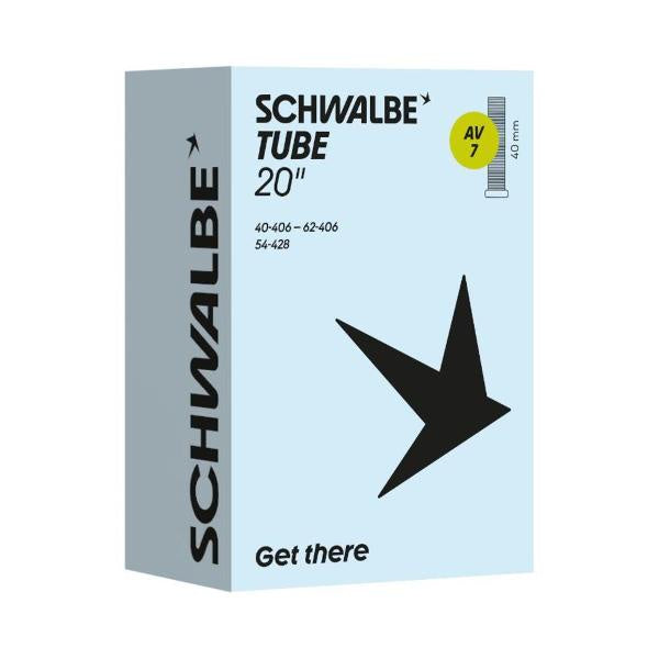 Schwalbe Tube AV7 Schrader 20 x 1.5 - 2.5 (40 to 62 - 406) (54 - 428) 145g