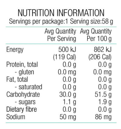 PURE Fluid Energy Gel 58g Mango