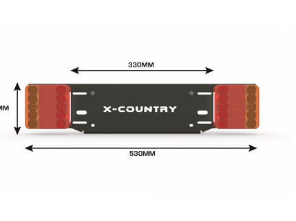 X-COUNTRY RM030 LED Licence Plate Holder