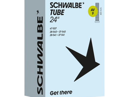 SCHWALBE Tube AV9S 24 × 0.80–1.10 40mm