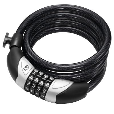 MAGNUM Lock Combo Coil Cable 180cm x 12mm