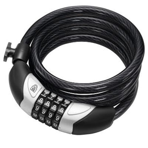 MAGNUM Lock Combo Coil Cable 180cm x 12mm