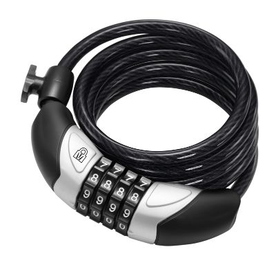 MAGNUM Lock Combo Coil Cable 180cm x 8mm