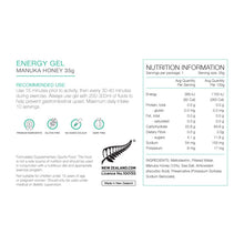 Load image into Gallery viewer, PURE Energy Gel 35g Manuka Honey
