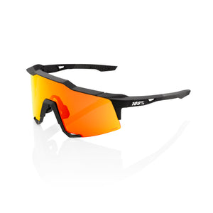 100% SPEEDCRAFT - Soft Tact Black - HiPER Red Mirror