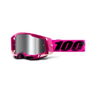 100% RACECRAFT 2 GOGGLE MAHO - SILVER FLASH