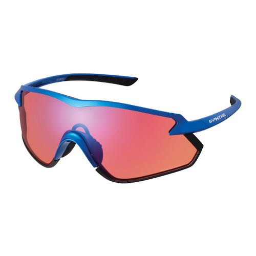SHIMANO Sunglasses S-Phyre X Matte Metallic Blue Ridescape Offroad