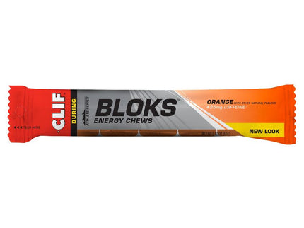 CLIF Bloks Energy Chews Orange 25mg Caffeine
