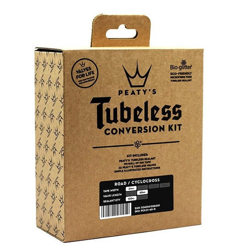 PEATYS Tubeless Conversion Kit 21mm - Road / Cyclocross- Valve Length 60mm