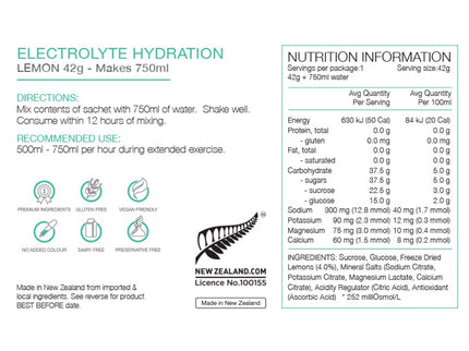 PURE Electrolyte Hydration 42g Lemon