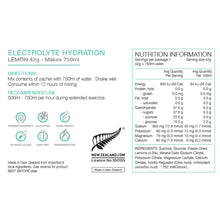 Load image into Gallery viewer, PURE ELECTROLYTE HYDRATION 42G LEMON