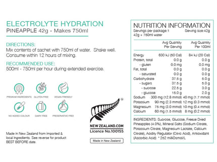 PURE Electrolyte Hydration 42g Pineapple
