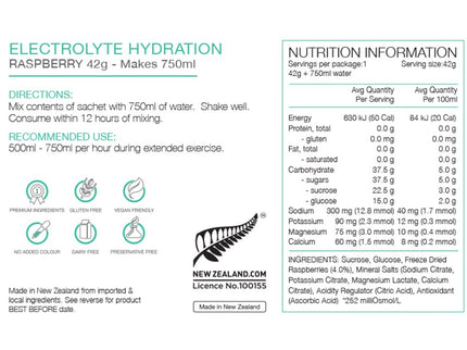 PURE Electrolyte Hydration 42g Raspberry