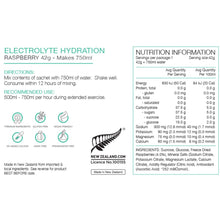 Load image into Gallery viewer, PURE ELECTROLYTE HYDRATION 42G RASPBERRY
