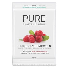 Load image into Gallery viewer, PURE ELECTROLYTE HYDRATION 42G RASPBERRY