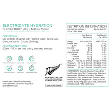 Load image into Gallery viewer, PURE ELECTROLYTE HYDRATION 42G SUPERFRUITS