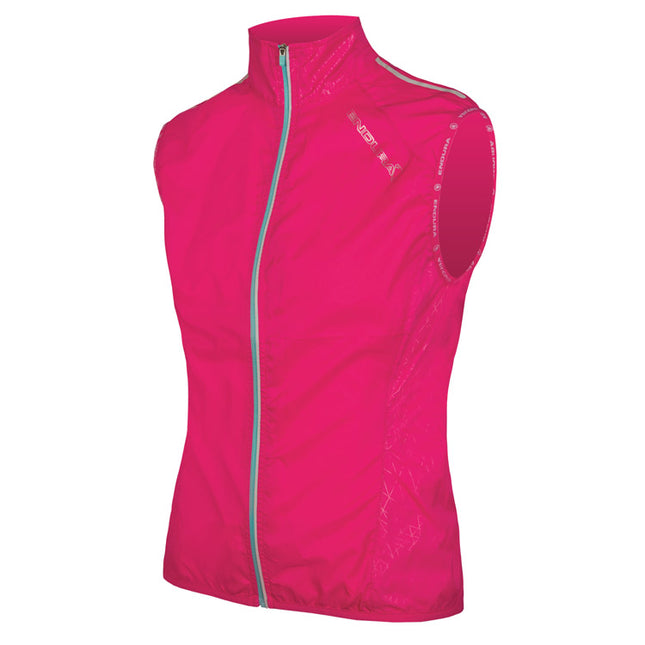 ENDURA Womens Pakagilet II Cerise