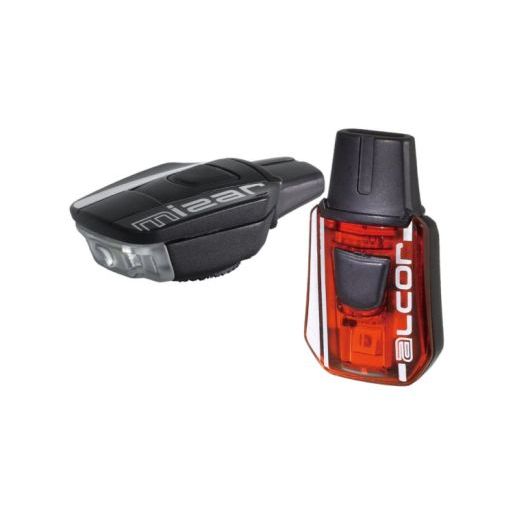 MOON Mizar Front 40 & Alcor Rear 15 Lumens Light Set